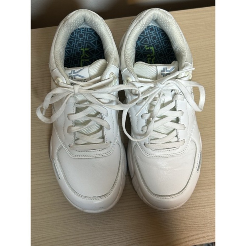 KURU Kinetic 2 Women Sneaker 8.5 White Anti Slip‎ Comfort Walking Standing Work - Picture 5 of 12